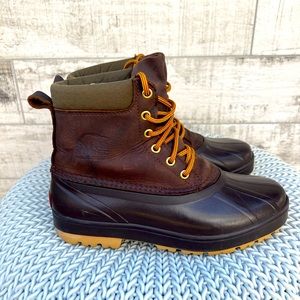Vintage Sorel Felt Lined Duck Boots